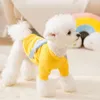 Abbigliamento per cani Abbigliamento invernale Carino caldo e confortevole piccolo indumento con borsa con cerniera Anno Costume Cani Teddy Bichon Chihuahua