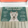 Pamiętaj, że Boston Terrier House Zasady niestandardowe dekoracje Drukuj Druku