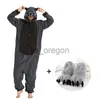 home clothing Raccoon Pajamas Men Kigurumi Animal Onesies For Adults Cartoon Cosplay Costume OnePiece Pijamas Overall Women Pyjama Bodysuits x0902