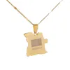 Pendant Necklaces Stainless Steel Angola Map Necklace Gold Color Angolan Country Maps Jewelry