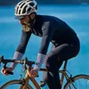 Yarış ceketleri bahar çizgili beyaz uzun kollu bisiklet bisiklet forması gündelik spor gömlek aerodinamiği mtb ridewear ropa Ciclismo hombre