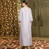 Vêtements ethniques Ramadan Eid Mubarak Kaftan Abaya Dubaï Pakistan Turquie Islam Musulman Robe modeste pour femmes Robe Djellaba Femme Musulman