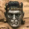 Bandringe Gothic Herren Vintage Frankensteins Totenkopf Ring Punk Schmuck Geschenk für Männer Ring T230727