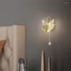 Vägglampor Debby Nordic Swan Modern Light Creative Decorative for Home El Corridor Sovrum