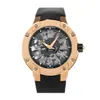 Luxury Richardmill Watch Mechanical RM 033 Automatisk 45mm Rose Gold Mens Strap RM033 One RG