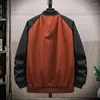 Herrenjacken Männer Frühling Herbst Baseball Kleidung Patchwork bestickte Jacke Vintage High Street Mantel leicht atmungsaktiv lässig Paar