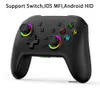 Oyun Denetleyicileri Joysticks Kablosuz Bluetooth Uygun Gamepad Pro Denetleyici için Joypad OLED/ iOS MFI/ Android HID HID HKD230831