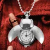 Pocket Watches Watch Clothing Accessories Decorative Beetle Shaped Chained Design Silver Dainty Necklace