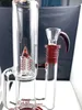 Narghilè bong a nido d'ape narghilè bong per fumare Bong vortice in vetro borosilicato Gravity Hookah Elfrig ash catcher fumante rosso sangue Personalizzazione