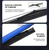 Windshield Wipers HESITE Colorful Car Wiper Blade For SEAT LEON Hatchback Estate Coupe 5F1 5F5 5F8 KL1 KL8 2012 2013 2014 2015 2016 2018 2019 2022 x0901