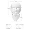 Massageador facial 7 cores LED Máscara Pon Terapia AntiAcne Remoção de rugas Rejuvenescimento da pele Clareamento Spa Máquina Ferramentas de cuidados 230831