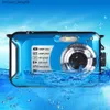 Videocámaras 10 pies bajo el agua 1080P FHD Cámara digital Anti-vibración Pantalla LCD TFT de 2,7 pulgadas Temporizador automático para vacaciones de snorkel Q230831