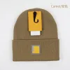 Carhart Cap Hat Luxury Beanie En Kaliteli Tasarımcı Mens Klasik Bahar Kış Sıcak Stili Şapka Güney Amerika Erkek ve Kadın Moda Evrensel Kapak Sonbahar Açık Kapaklar A16