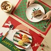 Настольные коврики рождественские кожаные размеры дома против Scald Pads ПВХ западные нефтяные столовые кухонные принадлежности