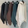 Erkek Hoodies Sweatshirts Büyük Boy Polar Sıcak Gündelik Hobi Hip Hop Kalın Raglan Pullover Sonbahar Kış Sokak Güzergahı 230831