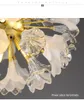 Lampade a sospensione Fiore americano Europeo moderno romantico Luci Apparecchio Lampada da sala da pranzo artistica francese Droplight Camera da letto