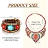 Pendant Necklaces Festival Choker Beads Statement Necklace Chunky Colorful Collar Costume Jewelry African Bracelet Bohe Wristband 230831