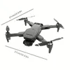 Drone professionale S109 RC con motore brushless, posizionamento GPS, doppia fotocamera regolabile, trasmissione 5G, ritorno automatico a bassa potenza.