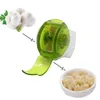 Fruit Vegetable Tools ABS Garlic Chopper Roller Peeler Mincer Slicer Garlics Press Kitchen Tool Grater Grinding Press Machine Chopper 230831