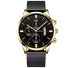 Heren Dropshipping Horloge Grote Sport Quartz Dial 2023 Horloge Automatische Kalender Fashion Horloges Horloge Goud Uqmjr