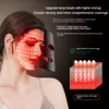 Massaggiatore per il viso 7 colori Maschera LED Gel in silicone Vicino alla terapia Pon a infrarossi Pelle rassodante Ringiovanimento Antirughe Invecchiamento SPA 230831