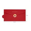 Emballage cadeau Année chinoise Pullout Enveloppe rouge Enveloppes en papier Paquet 2023 Sac d'emballage d'argent