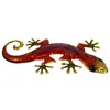 Décorations de jardin Mur en métal rustique Vintage Jouets Gecko Iron Yard Figurine de lézard Vert Décor à la maison