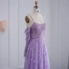 Casual Dresses Jancember Fashion Dubai Beaded Lilac Evening Dress For Women Wedding Party Elegant Mint Green Long Sleeve Formal Gowns LSCZ42