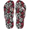 Tofflor sommarmode 3d graffiti hip-hop trend personlig tryckning flip flops kvinnas sandaler 2023 husskor