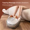 Foot Massager Marese M7 Plus Electric Machine med djup vibrationsmassage Uppvärmd rullande knådande luftkomprimering Hälsosam gåva 230831