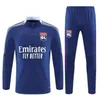 23 24 Lyon Tracksuit Soccer Set Survetement 2023 2024 Lyonnais L.Paqueta Ol Aouar Football Training Suit Jogging Sets