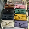 2023 ole nova cor feminina malhado bolsa de couro farfetch sólido portátil ombro crossbody 50% fora da loja tomada