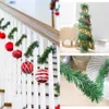 Другие мероприятия поставляют 2,7M8,9 фута искусственного рождественского рождественского Гарленда Зеленое праздничное украшение Премиум ПВХ домашний сад роттан зелень свадебной вечеринки 230831