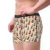 Mutande da uomo violino colorato vintage cielo boxer mutandine a vita media biancheria intima nota musicale homme novità S-XXL