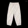 Trousers Summer Children Anti-mosquito Pants Thin Loose Air-conditioning Casual Wear Boys Girls Cotton Linen Kids Clothes