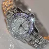 Other Watches Fashion Women Bling Crystal Full Steel Casual Ladies es Female Quartz Diamond Wrist For Women Girl's Clock T230905