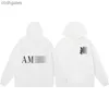 Hoodie Print 2023 Herbst/Winter Kleidung Herrenpullover Amiirii Herren Modebrief Designer heiße Hoodies Loose Loop High Edition W8N6