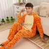 Домашняя одежда Tigersies Unisex Мужчины кигуруми животные мультипликационные лайку