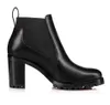 Donne invernali di lusso Capahutta Cadle Boots Lug Sole Soles Black Calf Leather Red Designer Martin Booty Toe Round Lady Brial Wedding Redsole Booties EU35-43 con scatola