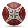 Balles Ballon de basket-ball Original fondu taille 765 haute qualité PU résistant à l'usure Match entraînement extérieur intérieur hommes basketbol topu y230912