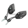 Motorcycle Mirrors Pairs of Distinctive Flame 8mm 10mm Rearview Side Mirror for Motorcycle Scooter Moped Bike x0901