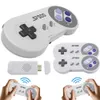 Game Controllers Joysticks Suitable For 2 Gamepad SF900 Retro Game Controllers On Super 2.4G Wireless Receiver Video Game Console With SNES NES HKD230831