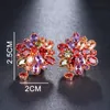 Charm EMMAYA Luxury Ear Stud Earring AAA Marquise CZ Formed Brilliant Flower Stud Earrings with Zircon Stone Women Birthday Gifts 230831