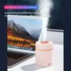 Nawilżający eloole 240 ml Mute Fogger Fogger Dazzle Cup Mist Maker Air Humidifier z kolorowym dyfuzorem olejku eterycznym nocnym do domu Q230901