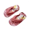 Slipper Toddler Flip Flops Buty małe dziecko sandały z tylnym paskiem chłopców dziewczęta woda na plażę i kapcie basenowe dom wewnętrzny