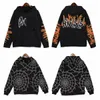 Designers grafiska hoodies bomullsrock hoodies pa bokstäver plammar graffiti tryck huvtröjor för män och kvinnor med fleece jacka hajtryck hoodies spindel web hoodies