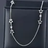 Pendant Necklaces LEEKER Stainless Steel Choker Collar Necklace With Hollow Black Stars Women Summer Jewelry 2023 285 LK2