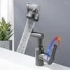 Bathroom Sink Faucets Stainless Steel Basin Faucet 1080 Degree Robotic Arm Structure Swivel &Cold Water Mixer Universal Tap