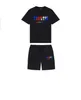 LuxeTrendy kleding T-shirt sportkleding set-top T-shirt Grappige hiphop kleur T-shirt Strand casual shorts S-2XL