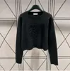 23SS NOWOŚĆ SWEATER WOMENSUM TRENDY TRANDY DŁUGO STALEVED TOP WYSOKIE SMOWY PULLOVER SWEATER SWEAT KOBIETA BIAŁE CZYNNE SWEATERY